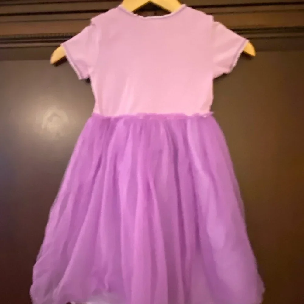 Baby Lulu Purple Dress with Tulle Skirt (2 pc set) - Size 6 - Picture 6 of 11